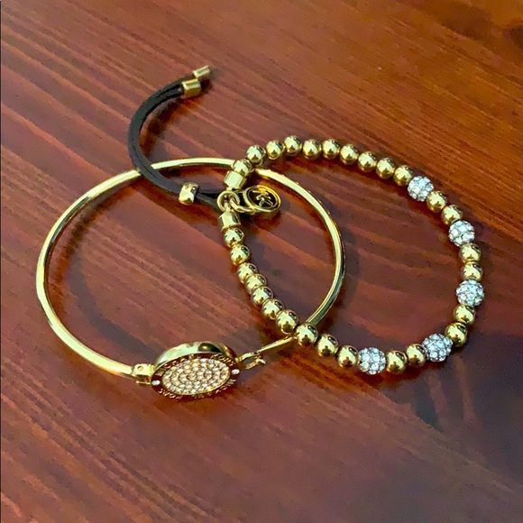 Michael Kors Gold Bracelet Set - Picture 1 of 3